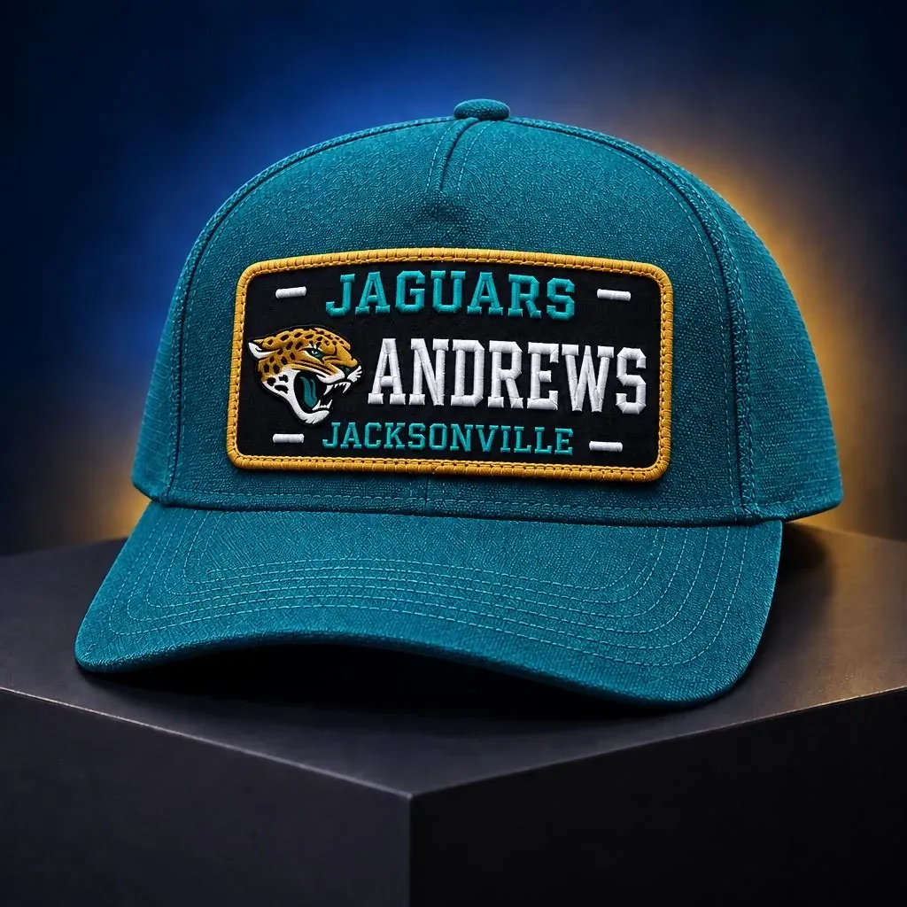 Personalized Jacksonville Jaguars Embroidered Football Cap