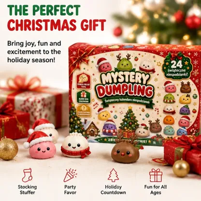 24 Christmas dumpling mini squishy surprises