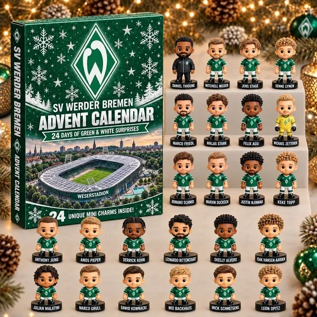 2026 Soccer Teams Advent Calendar - SV Werder Bremen Edition Blind Box