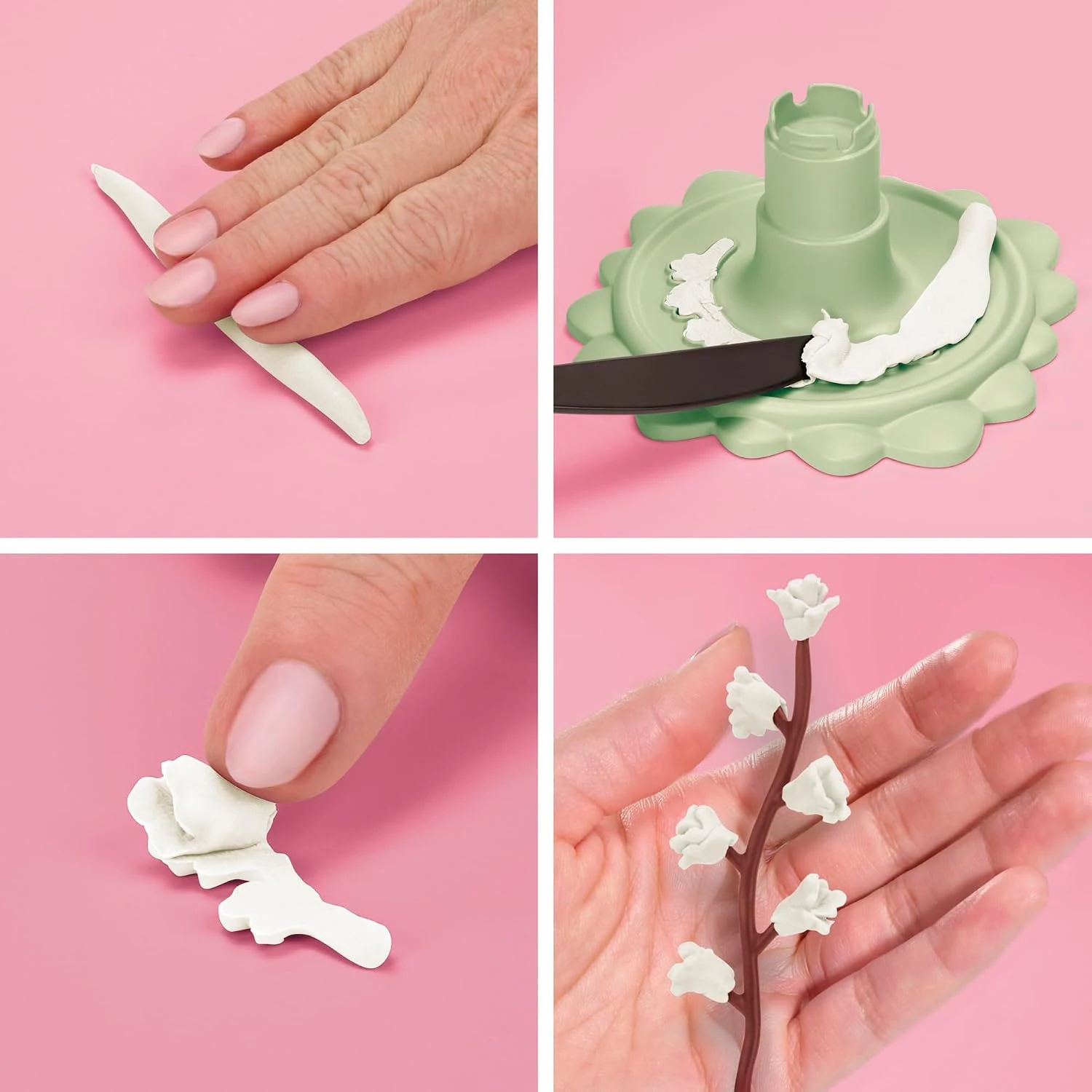Play-Doh Blooms Garden Flower Bouquet Making Kit - Pink