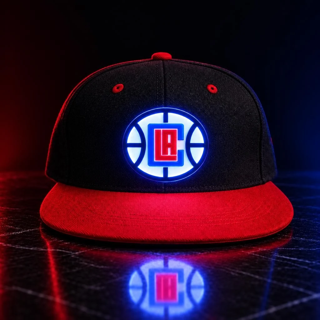LA Clippers LED Light-Up Basketball Fan Snapback Cap