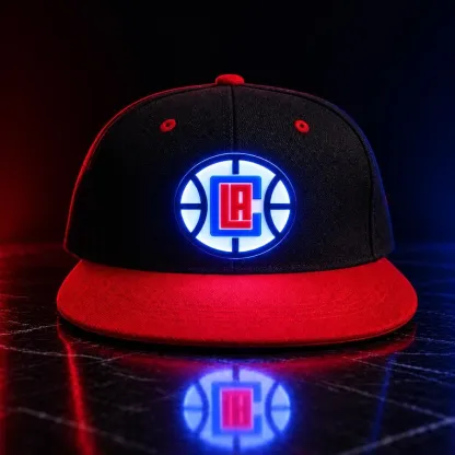 LA Clippers LED Light-Up Basketball Fan Snapback Cap