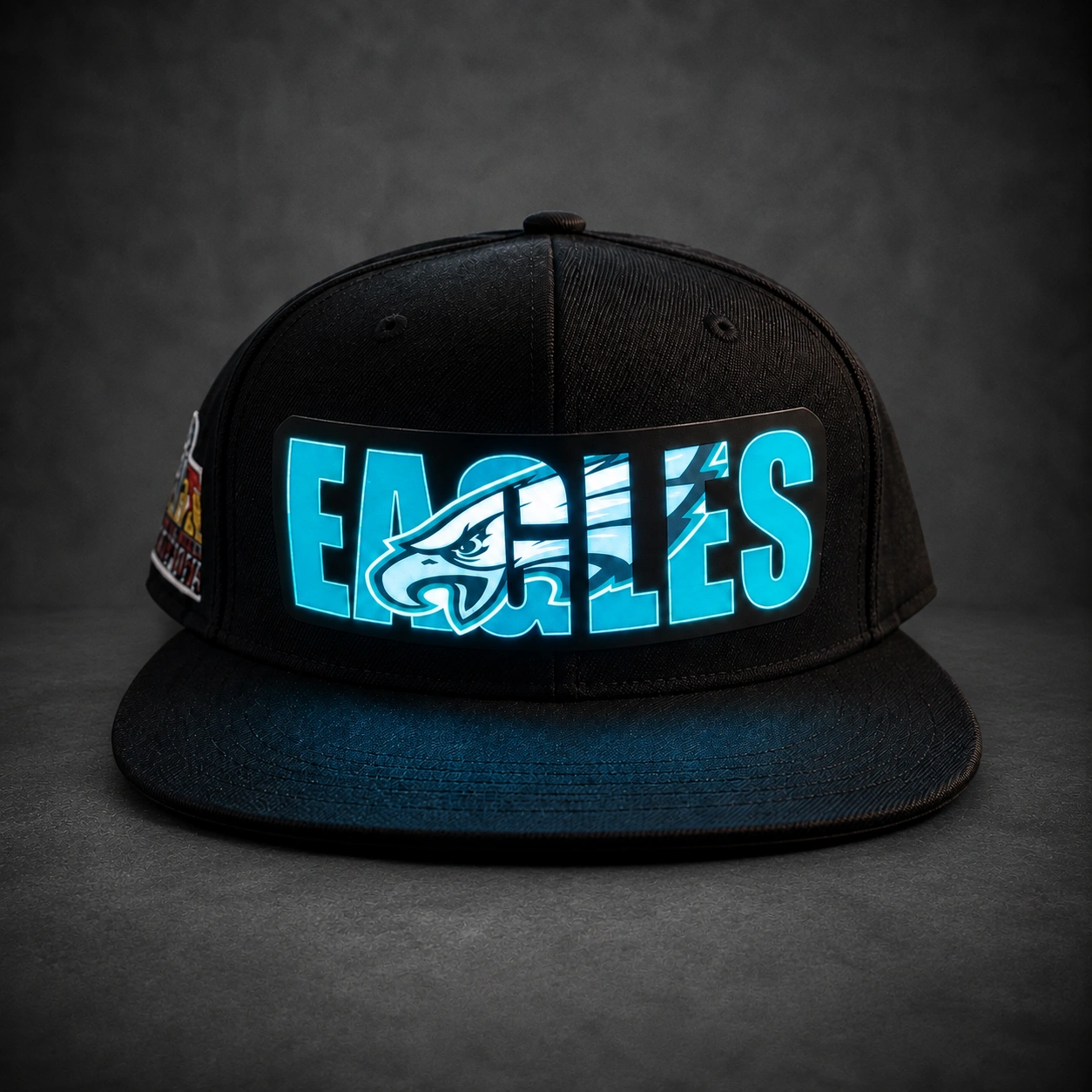 Philadelphia Eagles LED Light-Up Football Fan Snapback Cap