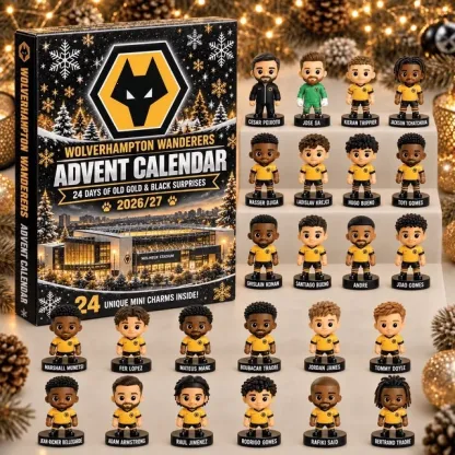 2026 Soccer Teams Advent Calendar - Wolverhampton Wanderers Edition Blind Box