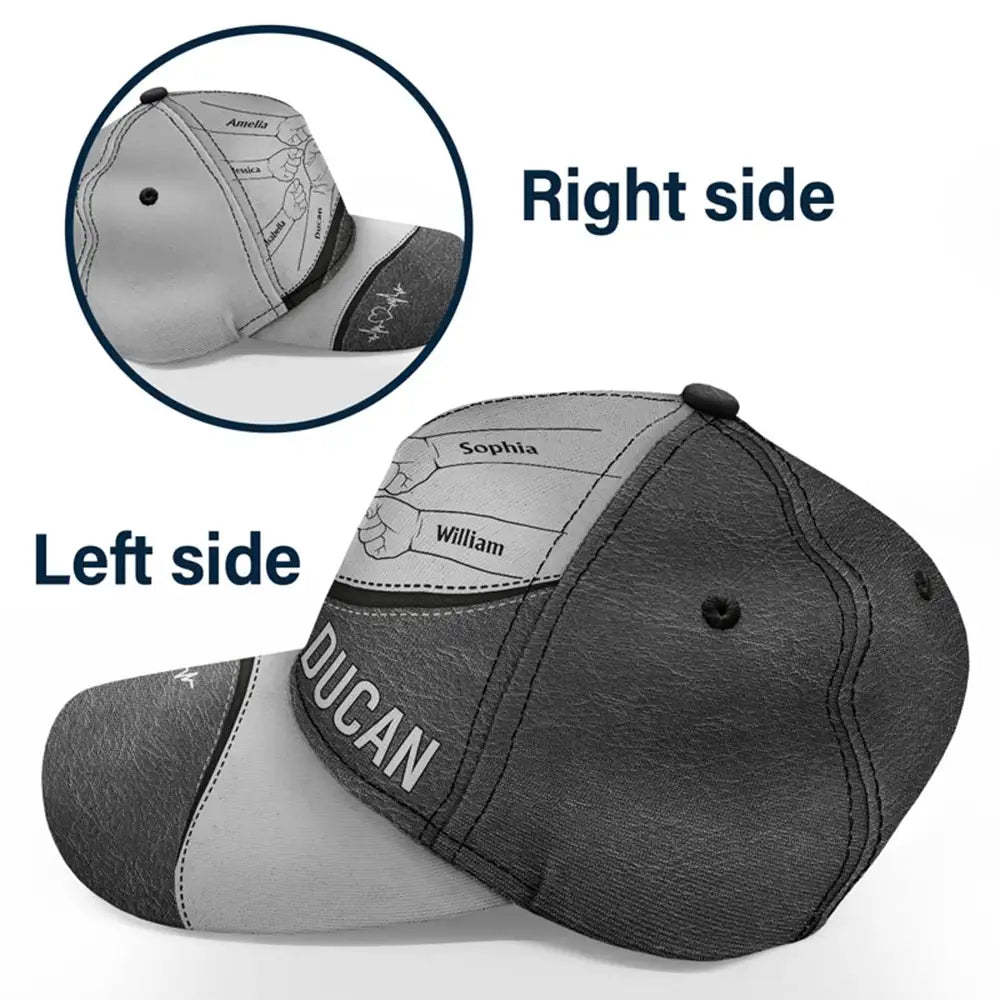 Fist Bump, Best Friends For Life - Personalized Classic Cap