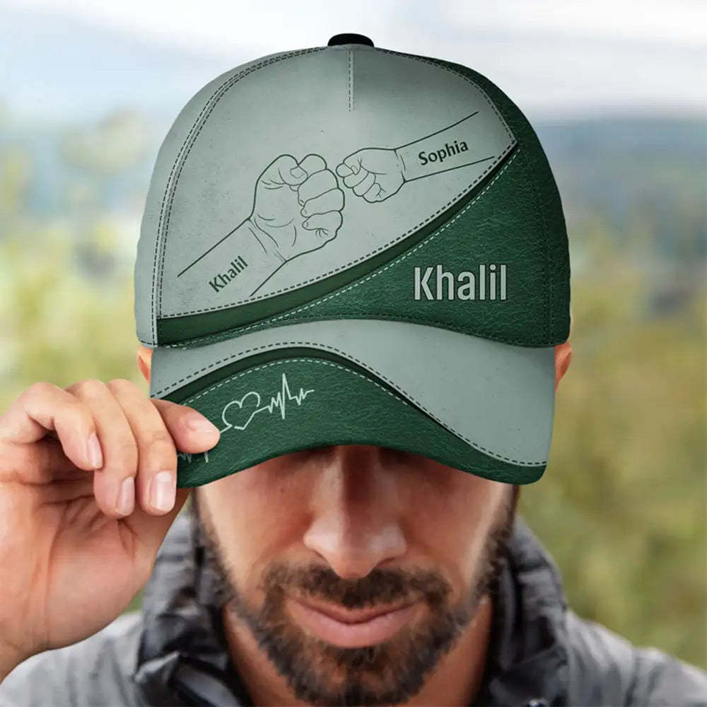 Fist Bump, Best Friends For Life - Personalized Classic Cap