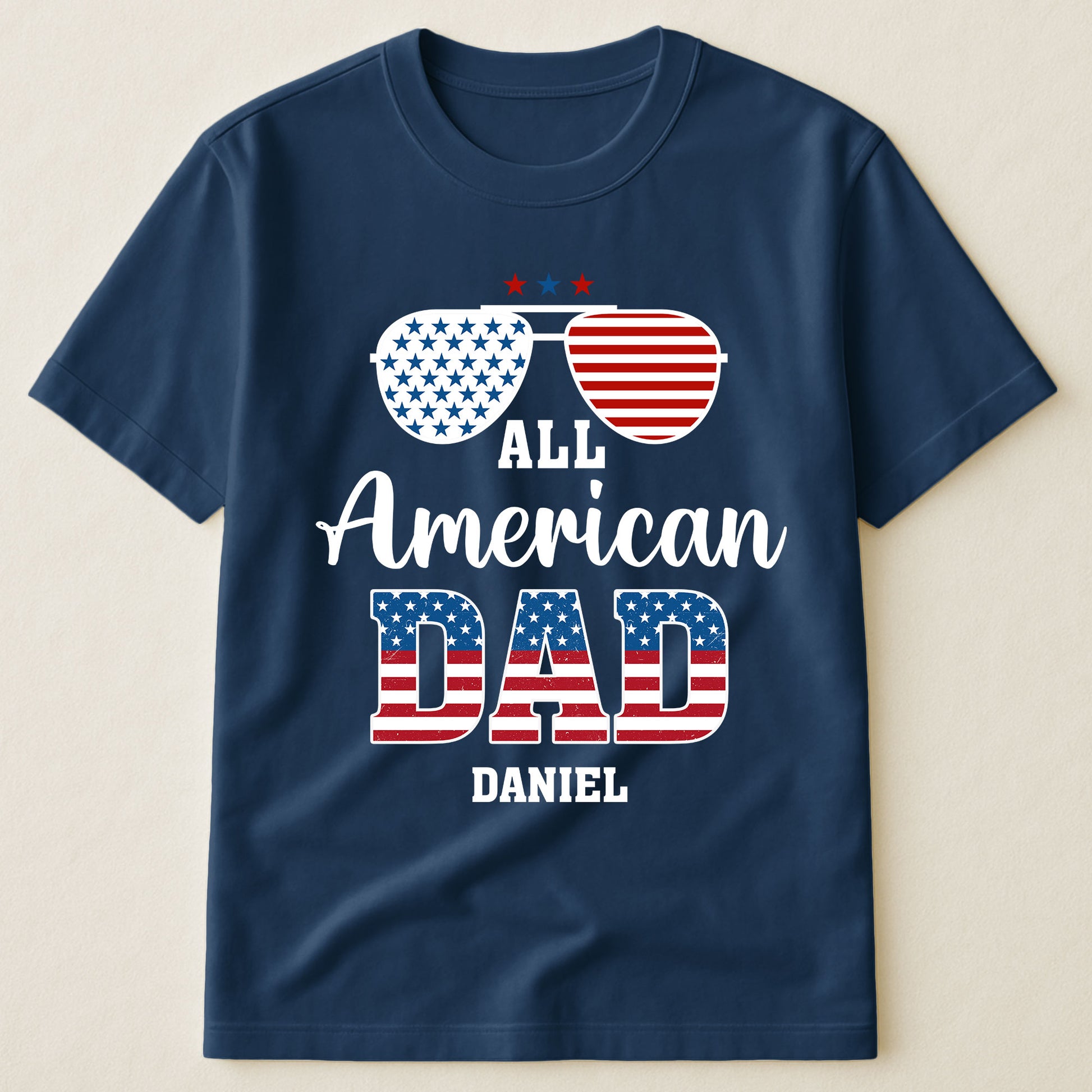 All American Family Matching Shirt — Personalized Name Tee