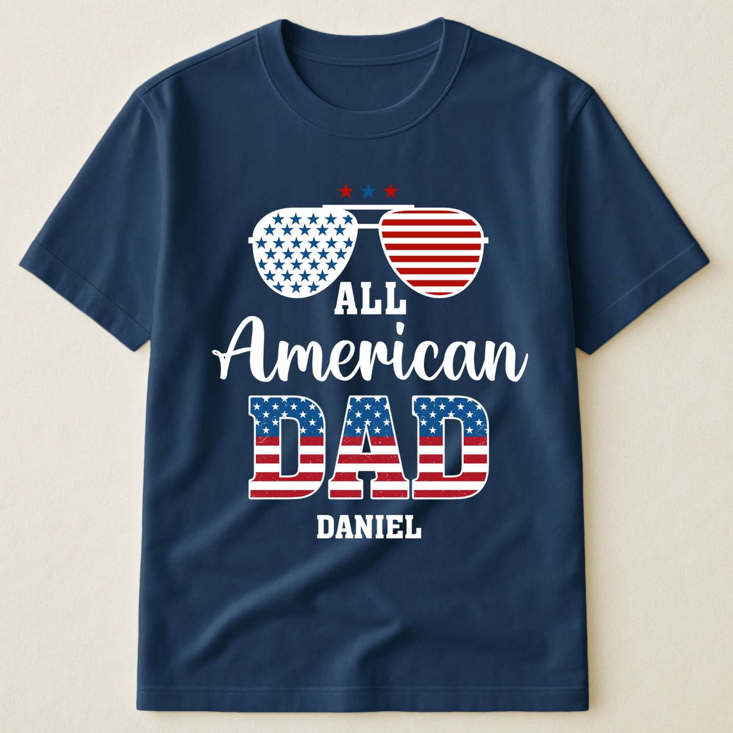 All American Family Matching Shirt — Personalized Name Tee
