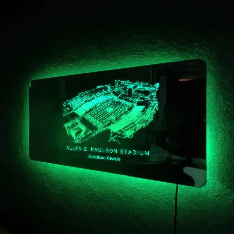 Allen E. Paulson Stadium Mirror Light-Gifts For Sports Lovers、Georgia Southern Eagles、NCAA