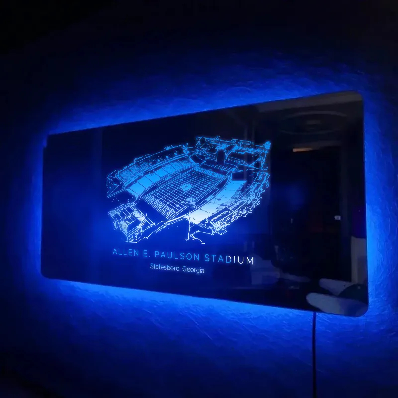 Allen E. Paulson Stadium Mirror Light-Gifts For Sports Lovers、Georgia Southern Eagles、NCAA