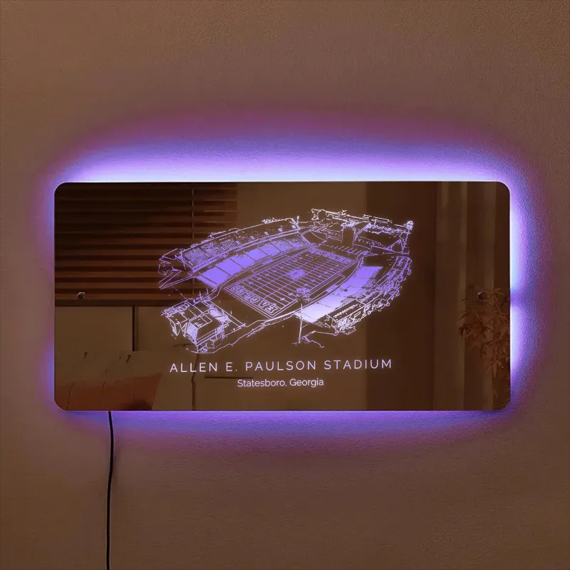 Allen E. Paulson Stadium Mirror Light-Gifts For Sports Lovers、Georgia Southern Eagles、NCAA