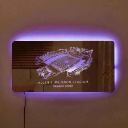 Allen E. Paulson Stadium Mirror Light-Gifts For Sports Lovers、Georgia Southern Eagles、NCAA