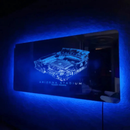 Arizona Stadium Mirror Light-Gifts For Sports Lovers、Arizona Wildcats、NCAA