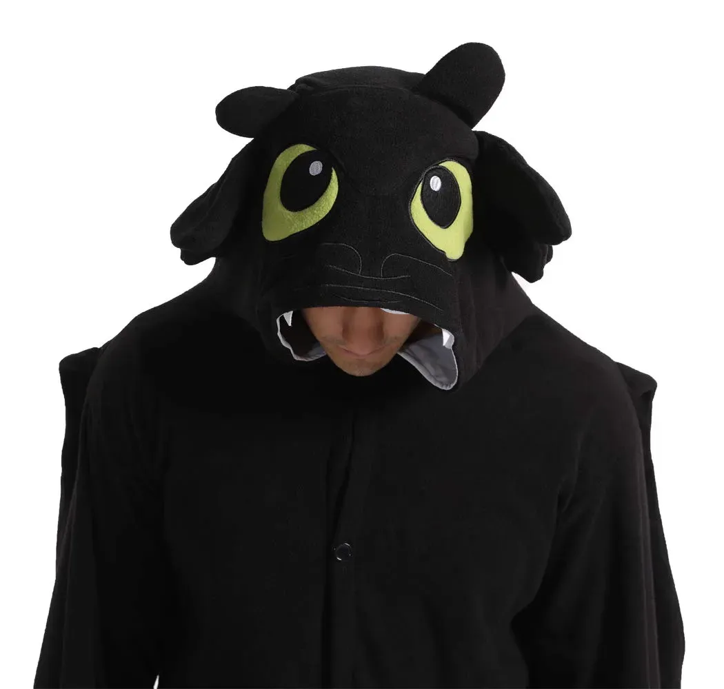 Cartoon facecloth one-piece pajamas