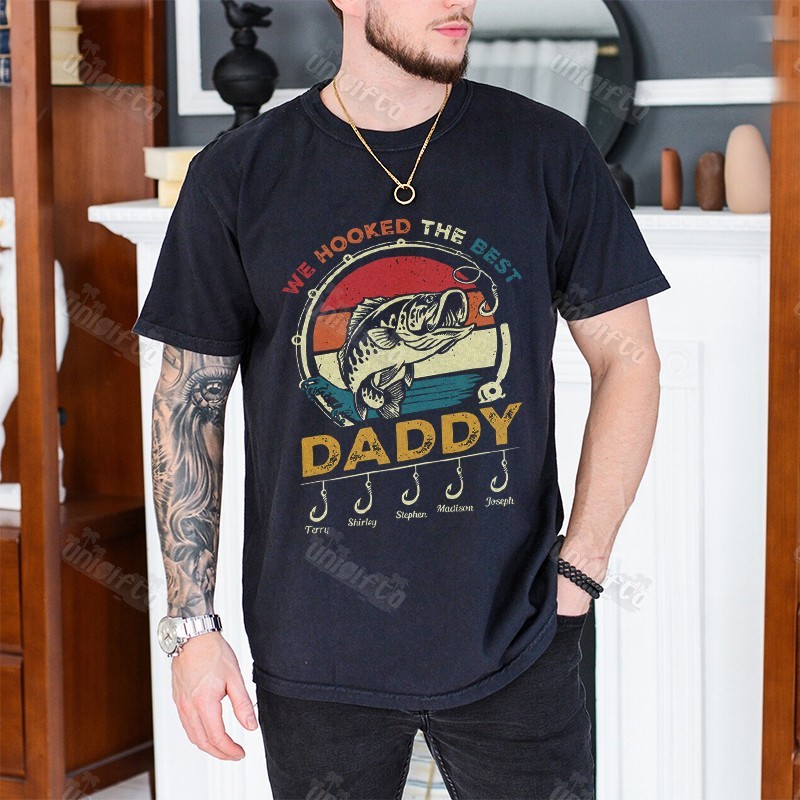 Hooked on Daddy: A Fishing-Father's Day Shirt
