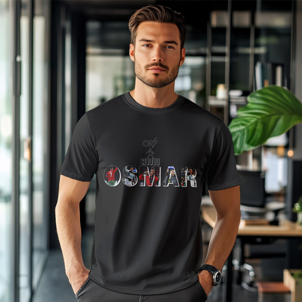 CR7 Retro Manga Collage Tee | Cristiano Ronaldo Fan Shirt