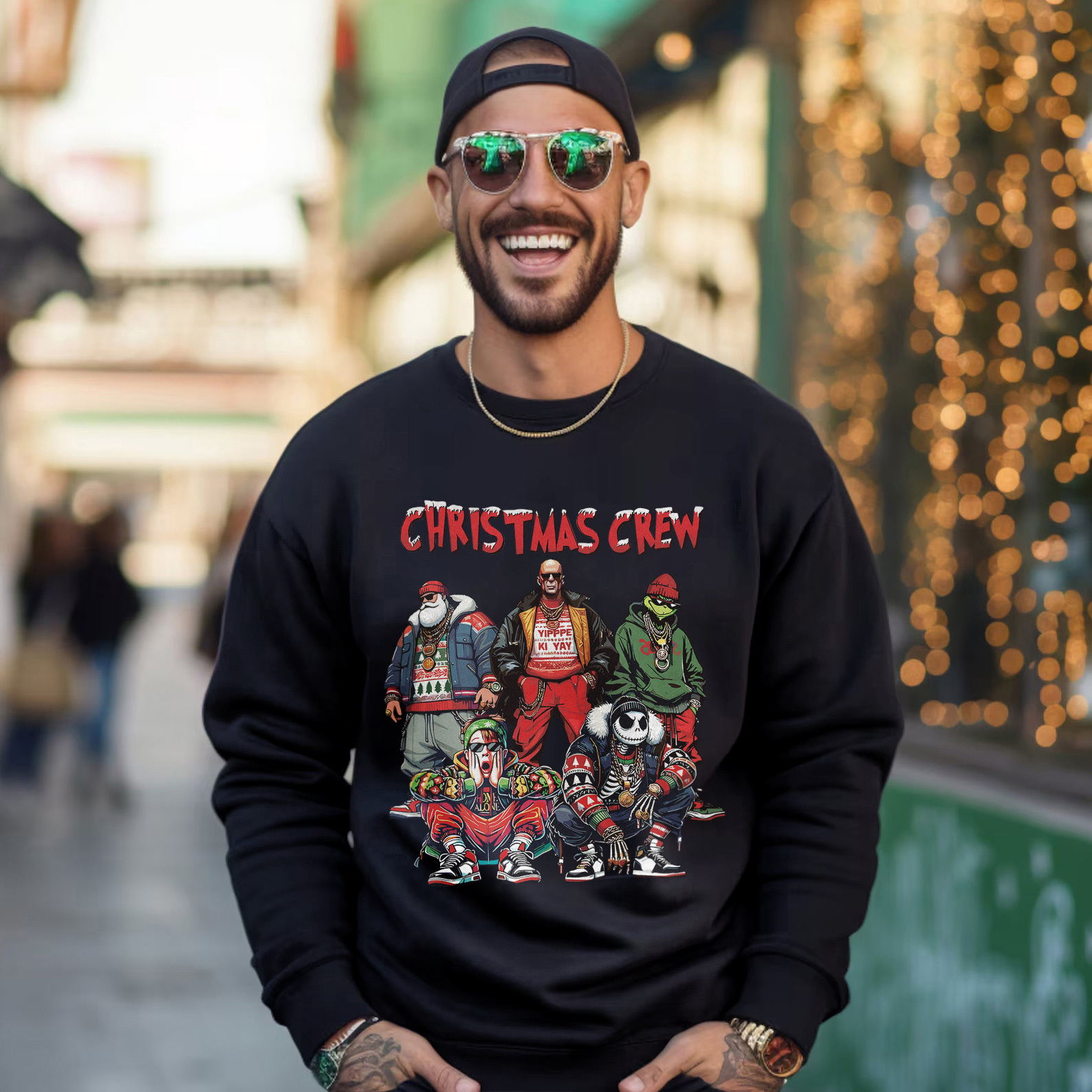 Christmas Crew Movie Characters Sweatshirt