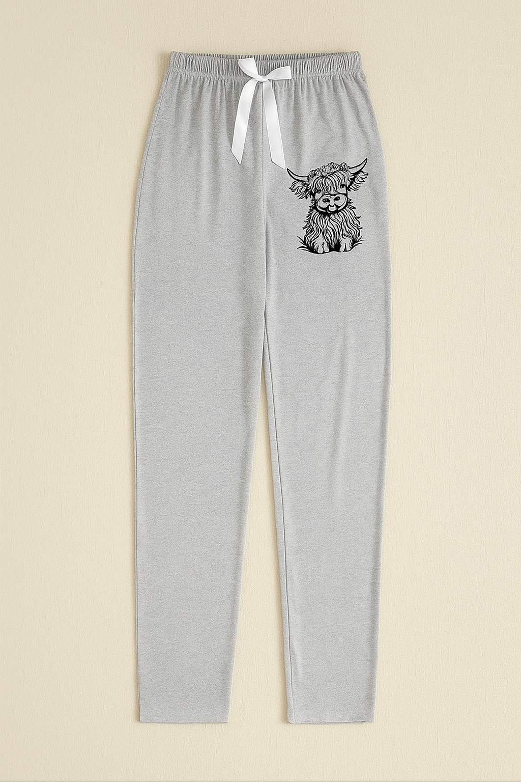 “Adorable Highland Cow” 3 - Piece Pajama Set
