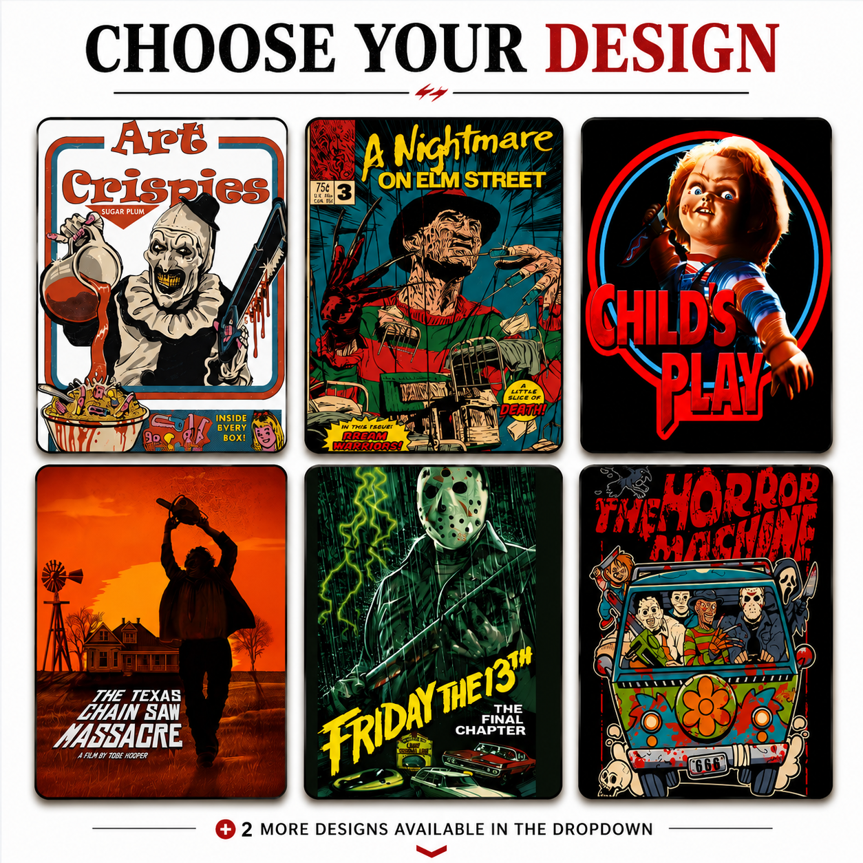 Premium Horror Slasher Collection Rug  23.6" x 35.4"|60x90 CM