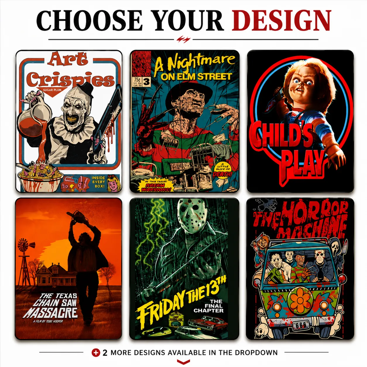 Premium Horror Slasher Collection Rug  23.6" x 35.4"|60x90 CM