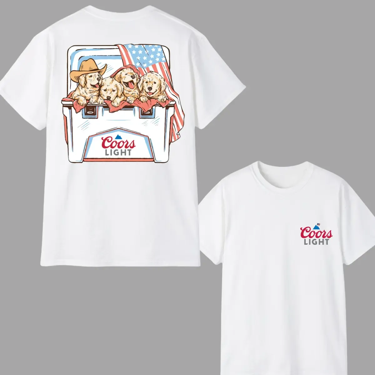 Dogs Beer Tees, 4th Of July T-Shirt