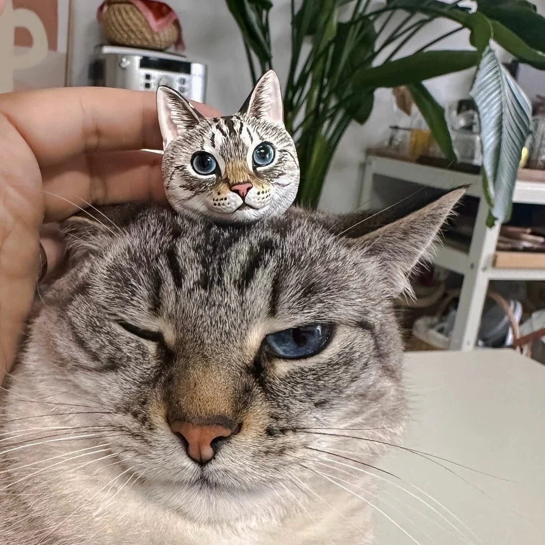 Personalized Magnetic 3D Pet Head Figurine