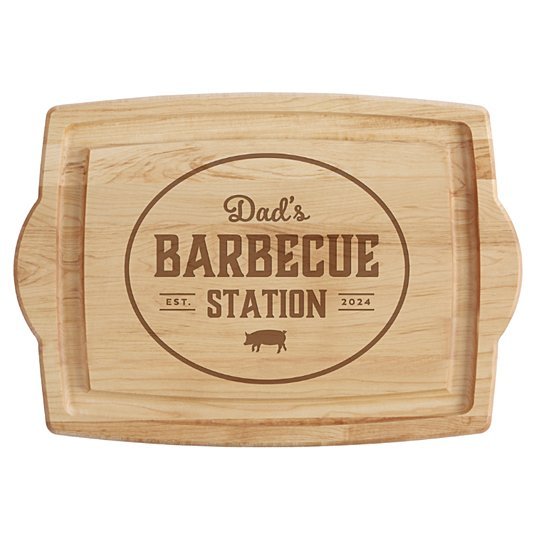 Barbeque Station Maple Wood Cutting Board