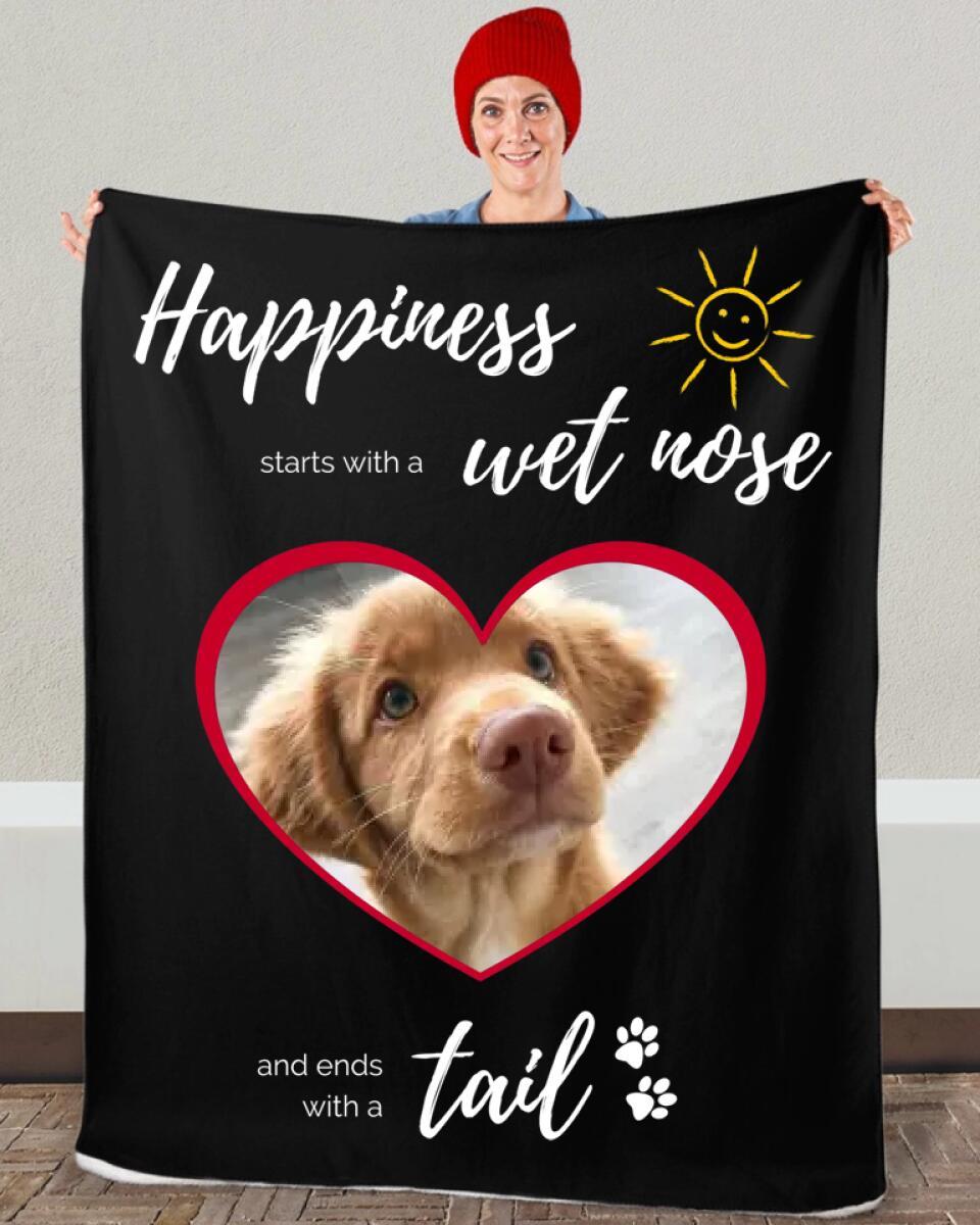 Soft & Cozy Sherpa Fleece Blanket - When I needed a hand i found your paw