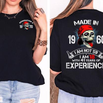 Generation X Custom Year Badass Generation T-shirt