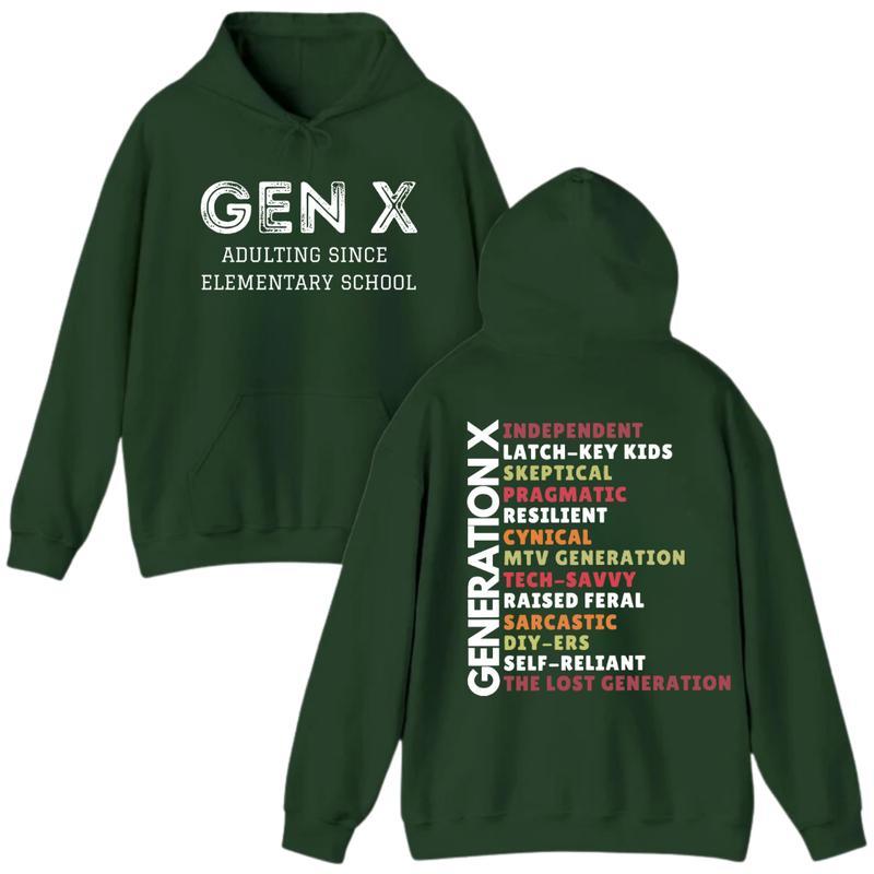 Gen X Adulting Since Elementary School Shirt