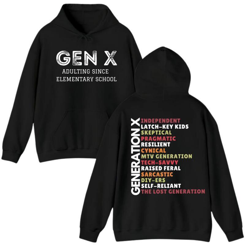 Gen X Adulting Since Elementary School Shirt