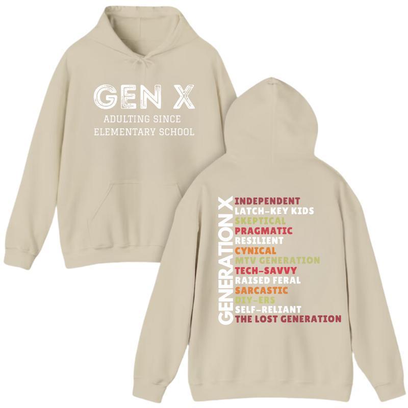 Gen X Adulting Since Elementary School Shirt