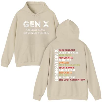 Gen X Adulting Since Elementary School Shirt