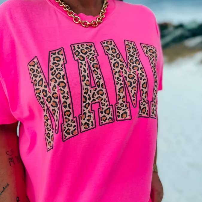The Mama Cheetah Tee Comfort Top Tshirt 