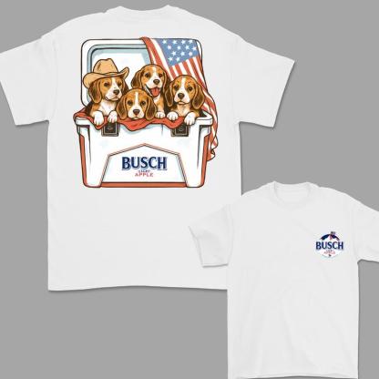 “Busch Beagle Cooler” American Outdoor Dog Tee