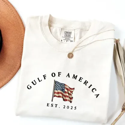 “Future American Gulf” 2025 Flag Trendy Tee