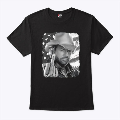 “Toby Keith American Spirit” Edgy Middle - Finger Tee