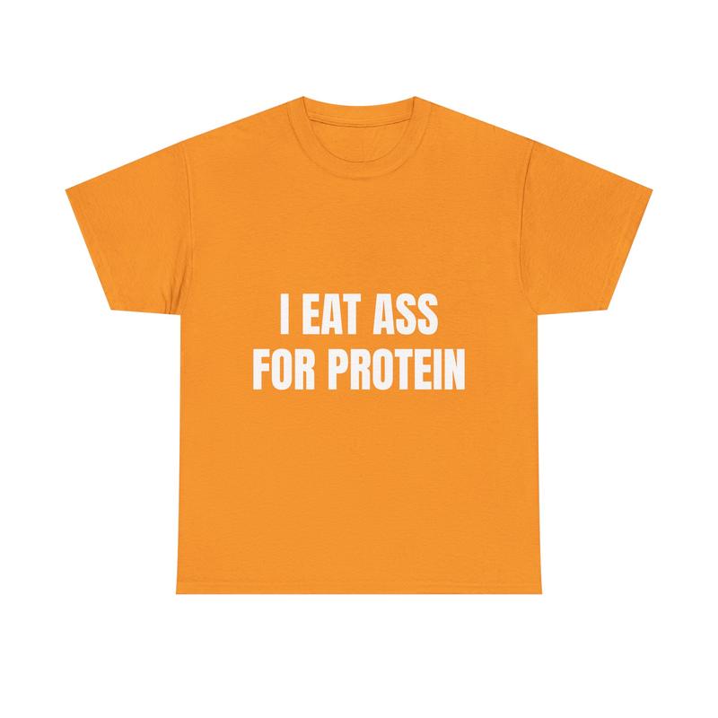 “Unhinged Protein” Shock Humor White Tee