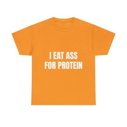 “Unhinged Protein” Shock Humor White Tee