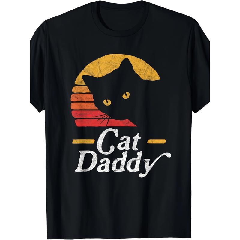 “Retro Cat Daddy” Feline Pride Vintage Tee