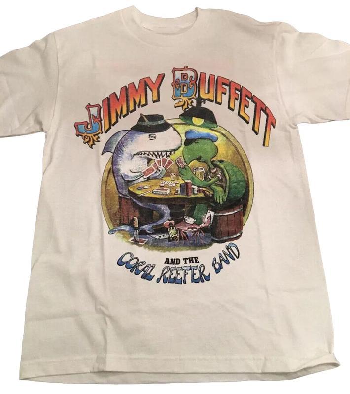 “Jimmy Buffett Vibes” Coral Reefer Band Retro Tee