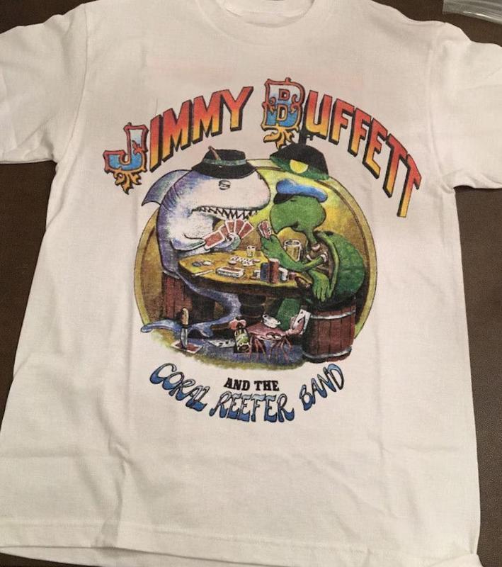 “Jimmy Buffett Vibes” Coral Reefer Band Retro Tee