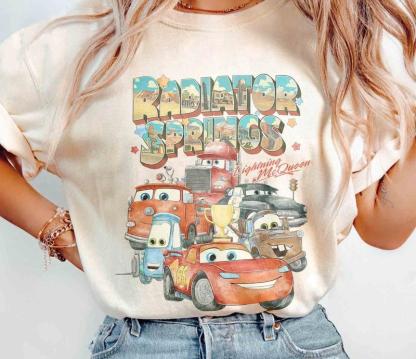 “Cars Nostalgia” Radiator Springs Vintage Tee