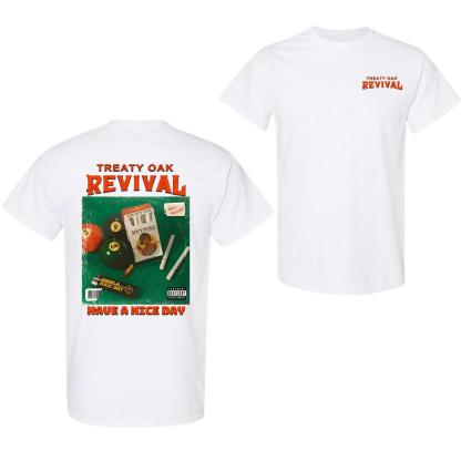 “Indie Retro Vibe” Treaty Oak Revival Music Tee