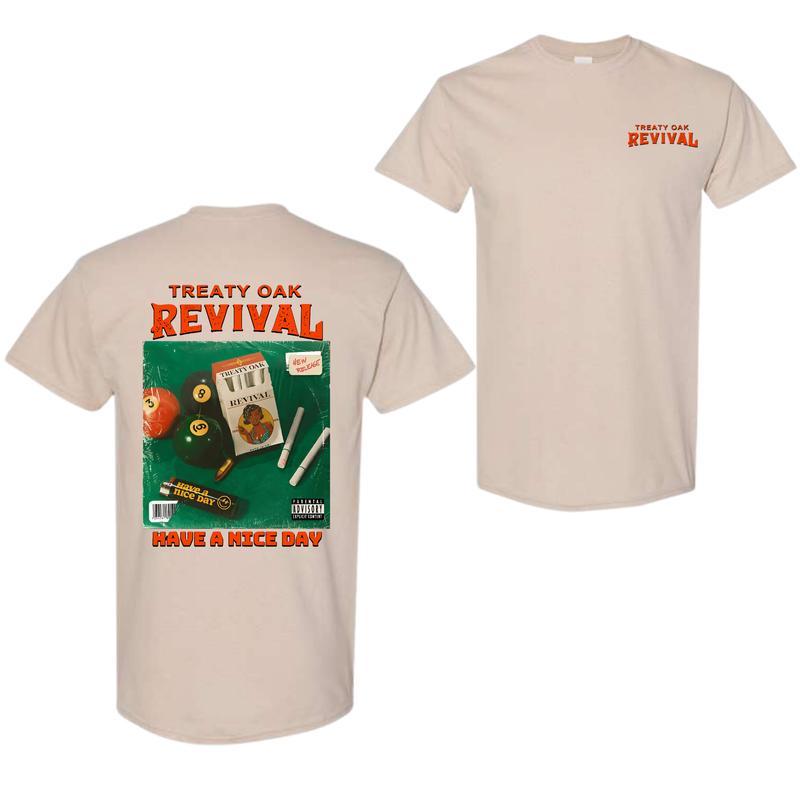 “Indie Retro Vibe” Treaty Oak Revival Music Tee