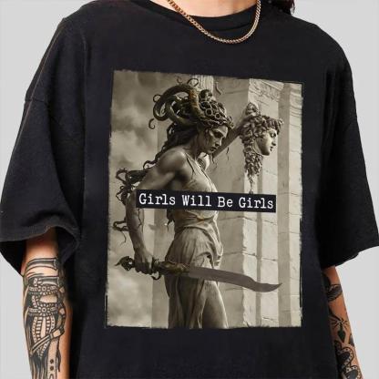 “Fierce Femme Myth” Medusa - Inspired Girl Power Tee