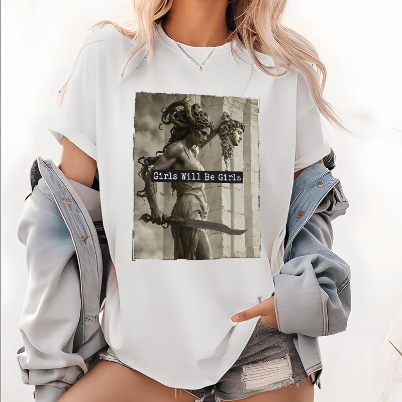 “Fierce Femme Myth” Medusa - Inspired Girl Power Tee