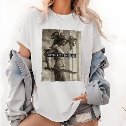 “Fierce Femme Myth” Medusa - Inspired Girl Power Tee