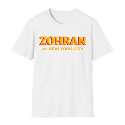 “NYC Support” Zohran For New York City Tee