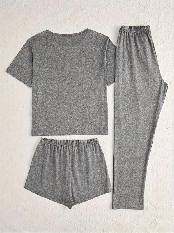 “Adorable Highland Cow” 3 - Piece Pajama Set